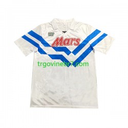 Dres Napoli 1989 1990 Retro Gostujući Kratkih Rukava - Muški