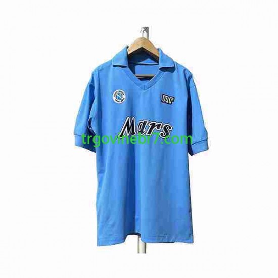 Dres Napoli 1989 1990 Retro Domaći Kratkih Rukava - Muški