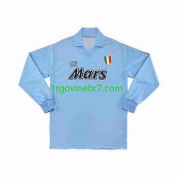 Dres Napoli 1990 1991 Retro Domaći Dugim Rukavima - Muški