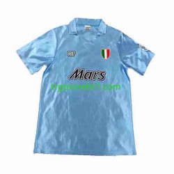 Dres Napoli 1990 1991 Retro Domaći Kratkih Rukava - Muški