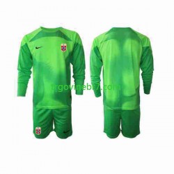 Golmanski Dres - Dres Norveška Domaći 2022 Dugim Rukavima - Dječji Golmanski Dres - Dres Norveška Domaći 2022 Dugim Rukavima - Dječji