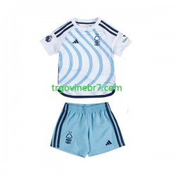 Dres Nottingham Forest Gostujući 2023-2024 Kratkih Rukava - Dječji