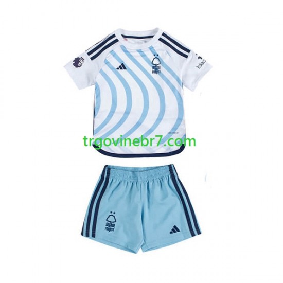 Dres Nottingham Forest Gostujući 2023-2024 Kratkih Rukava - Dječji