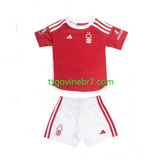 Dres Nottingham Forest Domaći 2023-2024 Kratkih Rukava - Dječji