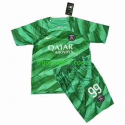 Golmanski Dres - Dres Paris Saint-Germain Donnarumma 99 Domaći 2023-2024 Kratkih Rukava - Dječji