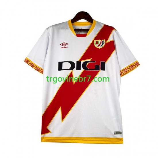 Dres Rayo Vallecano Domaći 2023-2024 Kratkih Rukava - Muški