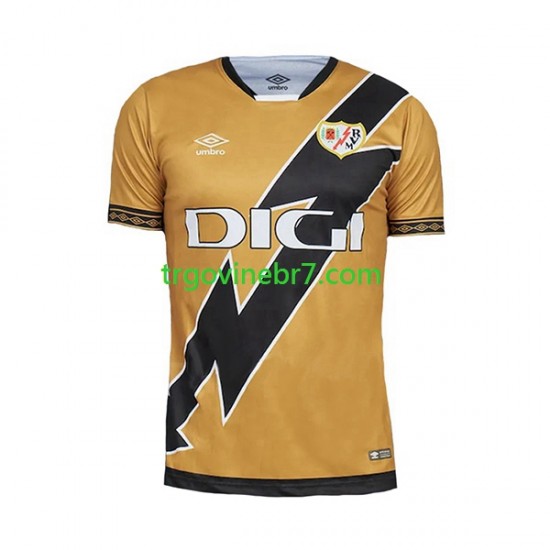 Dres Rayo Vallecano Treći 2023-2024 Kratkih Rukava - Muški
