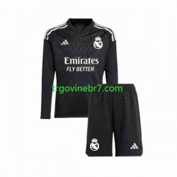 Golmanski Dres - Dres Real Madrid Gostujući 2023-2024 Dugim Rukavima - Dječji Golmanski Dres - Dres Real Madrid Gostujući 2023-2024 Dugim Rukavima - Dječji