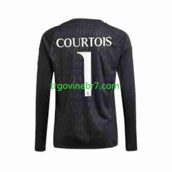 Golmanski Dres - Dres Real Madrid Thibaut Courtois 1 Gostujući 2023-2024 Dugim Rukavima - Muški