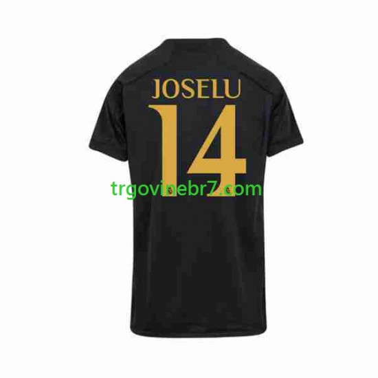 Dres Real Madrid Joselu 14 Treći 2023-2024 Kratkih Rukava - Muški