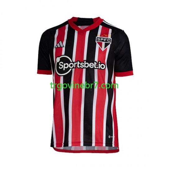 Dres Sao Paulo Gostujući 2023-2024 Kratkih Rukava - Muški