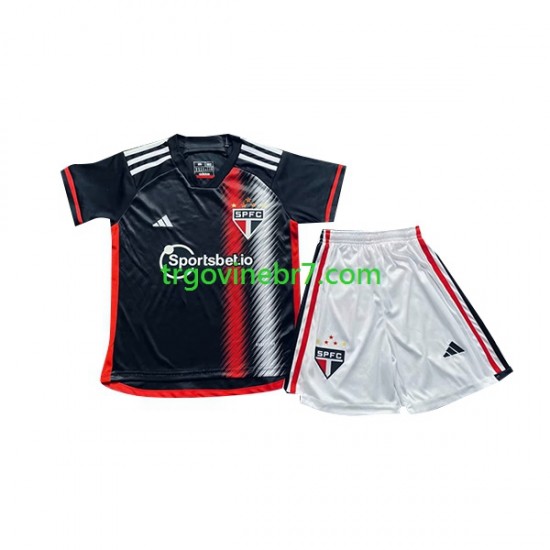 Dres Sao Paulo Treći 2023-2024 Kratkih Rukava - Dječji