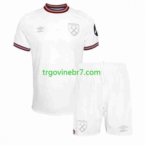 Dres West Ham United Gostujući 2023-2024 Kratkih Rukava - Dječji