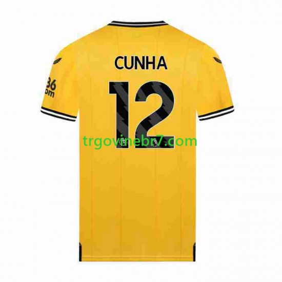 Dres Wolverhampton Wanderers CUNHA 12 Domaći 2023-2024 Kratkih Rukava - Muški