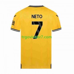 Dres Wolverhampton Wanderers NETO 7 Domaći 2023-2024 Kratkih Rukava - Muški