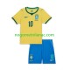 Dres Brazil Vinicius Junior 10 Domaći World Cup 2026 Kratkih Rukava - Dječji
