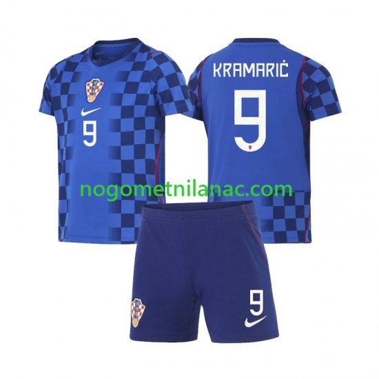 Dres Hrvatska Andrej Kramaric 9 Gostujući World Cup 2026 Kratkih Rukava - Dječji