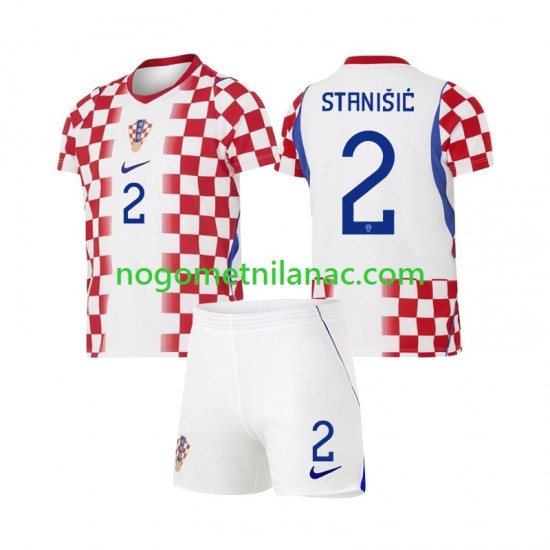 Dres Hrvatska Josip Stanisic 2 Domaći World Cup 2026 Kratkih Rukava - Dječji