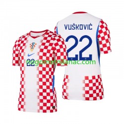 Dres Hrvatska Luka Vuskovic 22 Domaći World Cup 2026 Kratkih Rukava - Muški