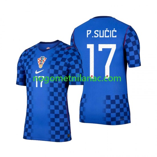 Dres Hrvatska Petar Sucic 17 Gostujući World Cup 2026 Kratkih Rukava - Muški