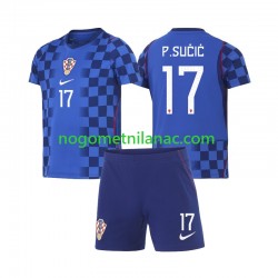 Dres Hrvatska Petar Sucic 17 Gostujući World Cup 2026 Kratkih Rukava - Dječji Dres Hrvatska Petar Sucic 17 Gostujući World Cup 2026 Kratkih Rukava - Dječji