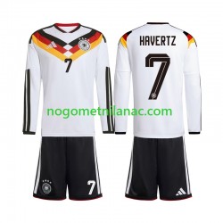 Dres Njemačka Kai Havertz 7 Domaći World Cup 2026 Dugim Rukavima - Dječji Dres Njemačka Kai Havertz 7 Domaći World Cup 2026 Dugim Rukavima - Dječji