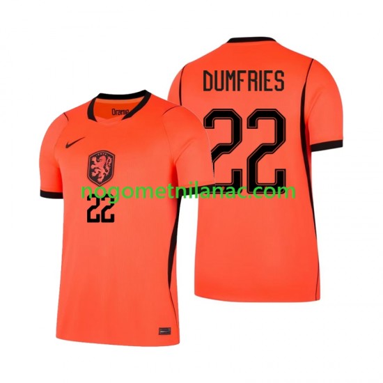 Dres Nizozemska Denzel Dumfries 22 Domaći World Cup 2026 Kratkih Rukava - Muški
