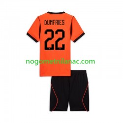 Dres Nizozemska Denzel Dumfries 22 Domaći World Cup 2026 Kratkih Rukava - Dječji