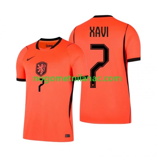 Dres Nizozemska Xavi Simons 7 Domaći World Cup 2026 Kratkih Rukava - Muški