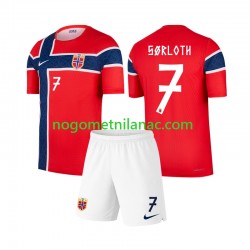 Dres Norveška Alexander Sorloth 7 Domaći World Cup 2026 Kratkih Rukava - Dječji Dres Norveška Alexander Sorloth 7 Domaći World Cup 2026 Kratkih Rukava - Dječji