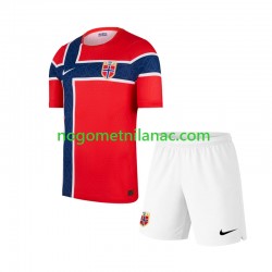 Dres Norveška Domaći World Cup 2026 Kratkih Rukava - Dječji Dres Norveška Domaći World Cup 2026 Kratkih Rukava - Dječji