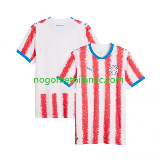 Dres Paraguay Domaći World Cup 2026 Kratkih Rukava - Muški