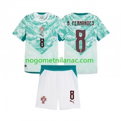 Dres Portugal Bruno Fernandes 8 Gostujući 2026 2027 Kratkih Rukava - Dječji