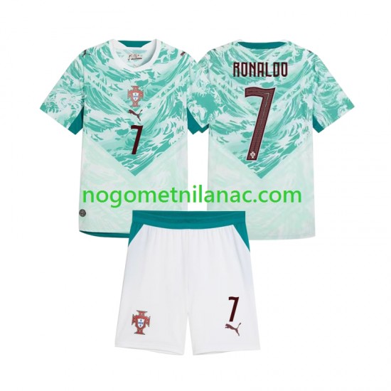 Dres Portugal Cristiano Ronaldo 7 Gostujući 2026 2027 Kratkih Rukava - Dječji