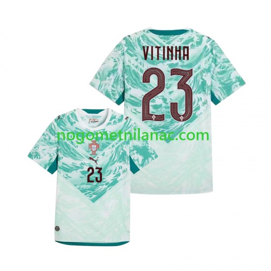 Dres Portugal Vitinha 23 Gostujući World Cup 2026 Kratkih Rukava - Muški