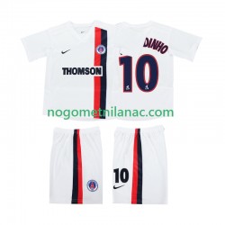 Dres AC Milan RONALDINHO 10 2003 Retro Gostujući 2002 Kratkih Rukava - Dječji