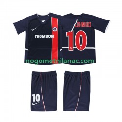 Dres AC Milan RONALDINHO 10 2003 Retro Domaći 2002 Kratkih Rukava - Dječji