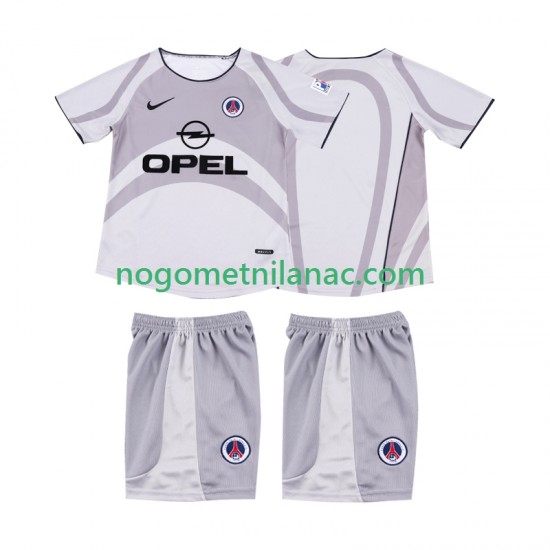 Dres AC Milan 2001 Retro Gostujući 2002 Kratkih Rukava - Dječji