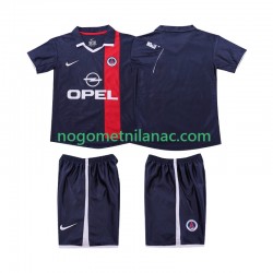 Dres AC Milan 2001 Retro Domaći 2002 Kratkih Rukava - Dječji