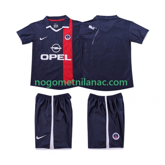 Dres AC Milan 2001 Retro Domaći 2002 Kratkih Rukava - Dječji