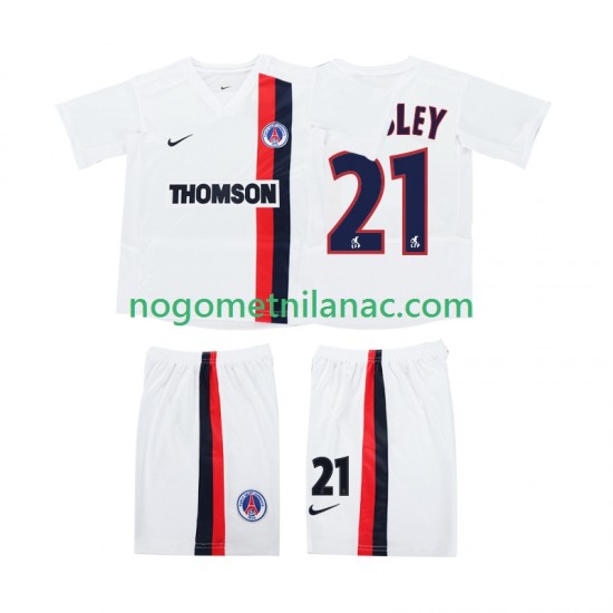 Dres AC Milan WESLEY 21 2003 Retro Gostujući 2002 Kratkih Rukava - Dječji