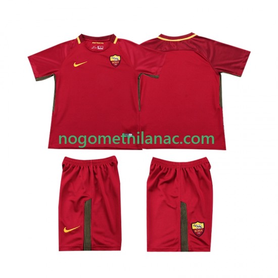 Dres Roma 2017-2018 Retro Domaći Kratkih Rukava - Dječji