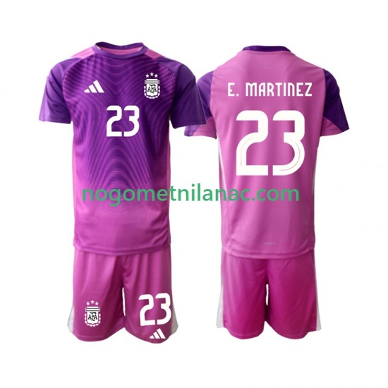 Golmanski Dres - Dres Argentina Emiliano Martinez 23 Domaći 2025 Kratkih Rukava - Dječji