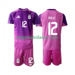 Golmanski Dres - Dres Argentina Geronimo Rulli 12 Domaći 2025 Kratkih Rukava - Dječji Golmanski Dres - Dres Argentina Geronimo Rulli 12 Domaći 2025 Kratkih Rukava - Dječji