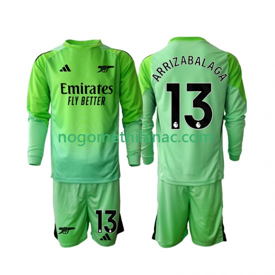 Golmanski Dres - Dres Arsenal Kepa Arrizabalaga 13 Gostujući 2025-2026 Dugim Rukavima - Dječji