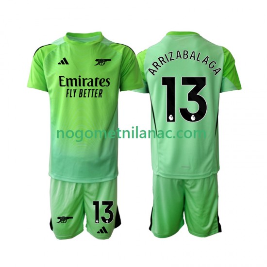 Golmanski Dres - Dres Arsenal Kepa Arrizabalaga 13 Gostujući 2025-2026 Kratkih Rukava - Dječji