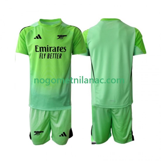 Golmanski Dres - Dres Arsenal Gostujući 2025-2026 Kratkih Rukava - Dječji