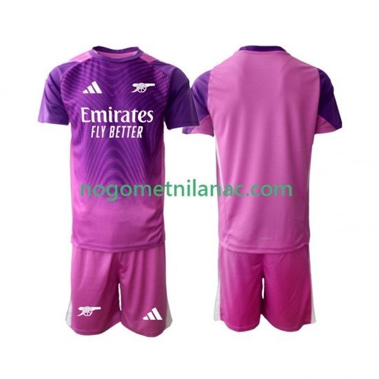 Golmanski Dres - Dres Arsenal Treći 2025-2026 Kratkih Rukava - Dječji