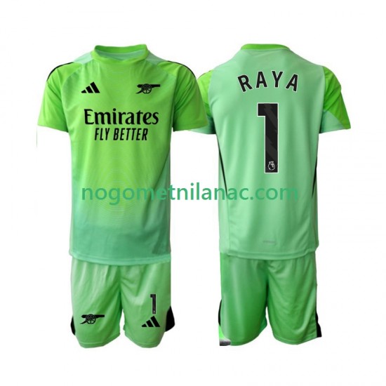 Golmanski Dres - Dres Arsenal Raya 1 Gostujući 2025-2026 Kratkih Rukava - Dječji