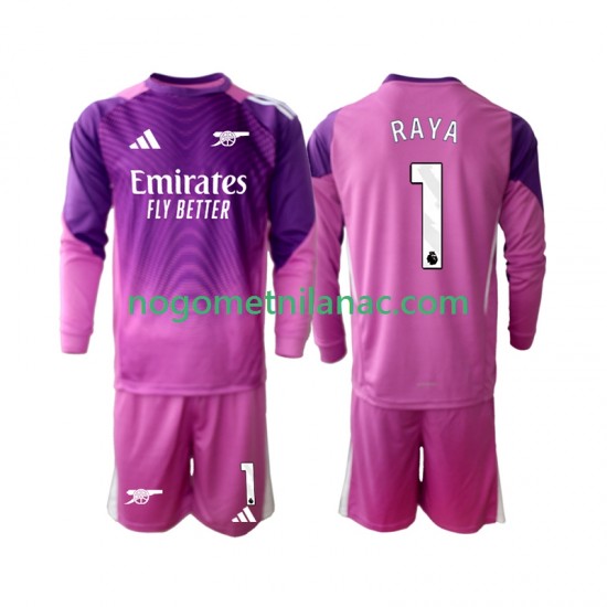Golmanski Dres - Dres Arsenal Raya 1 Treći 2025-2026 Dugim Rukavima - Dječji